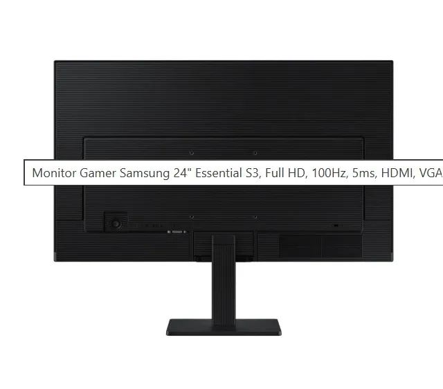 Monitor Gamer Samsung Essential S3 - 24 polegadas - Foto 2