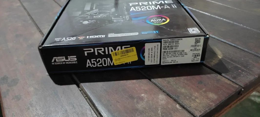 Placa Mãe Asus Prime  A520M-A II