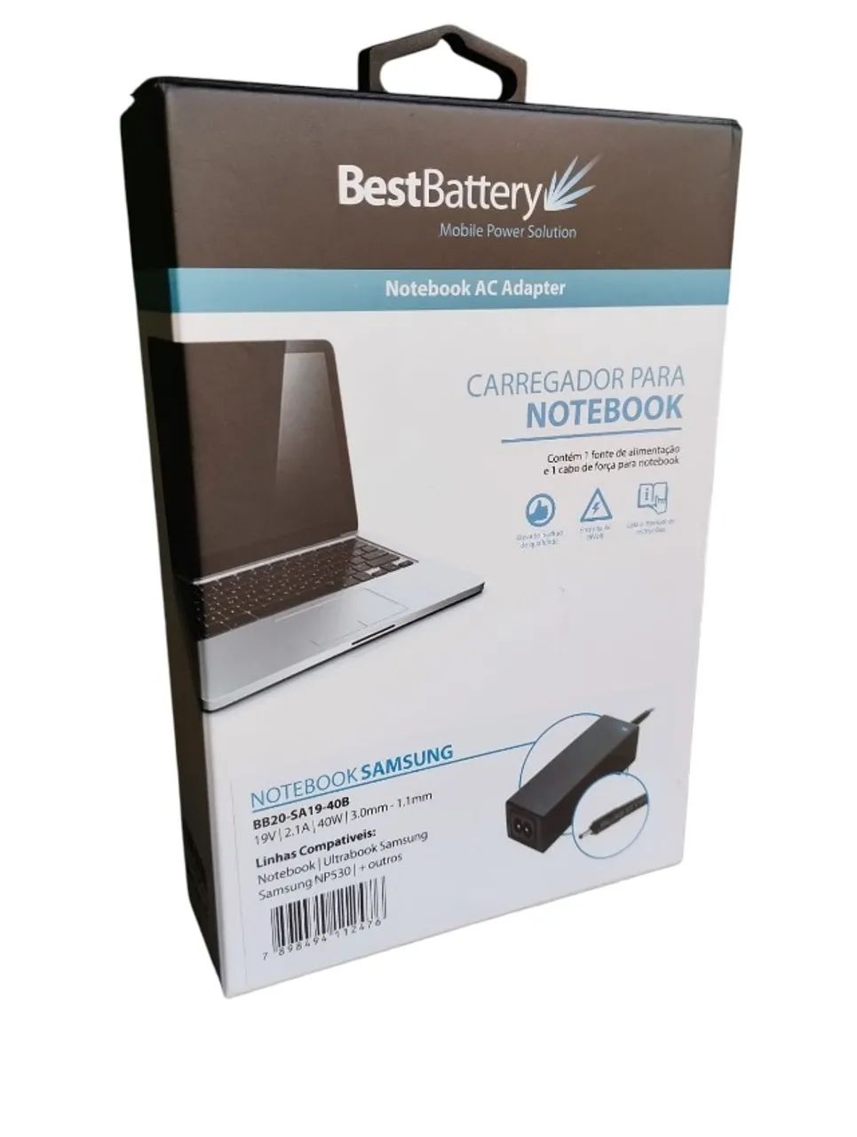 Fonte Notebook BestBattery BB20-SA19-40B 19V - Novo - Foto 2