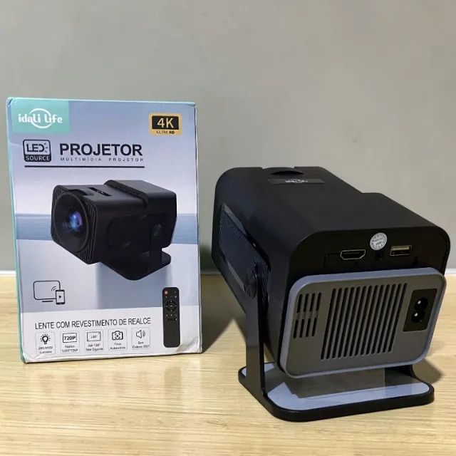 Projetor HY320 Android 11 Wi-Fi 6 Bluetooth 5.0 - Foto 6