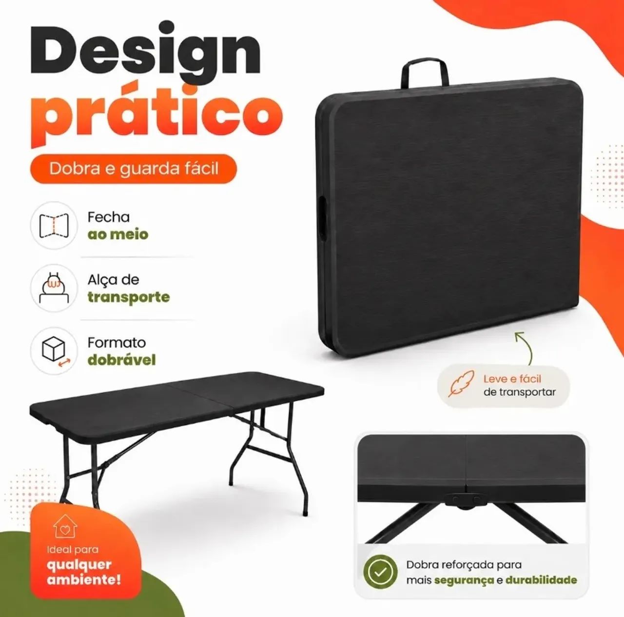 Mesa dobravel portatil - Foto 2