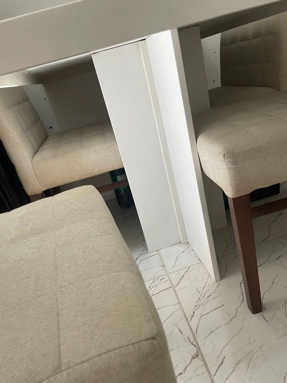 Mesa de mármore branco prime  - Foto 2