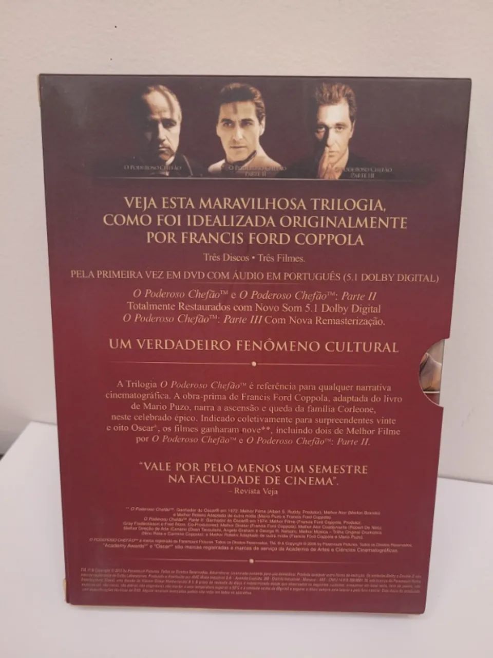 Box dvd trilogia O poderoso chefão - completa (original) - Foto 4