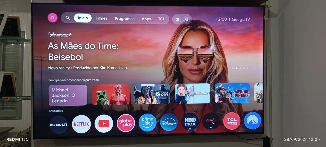 Tv TCL 65 polegadas Qled 4k Premium 
