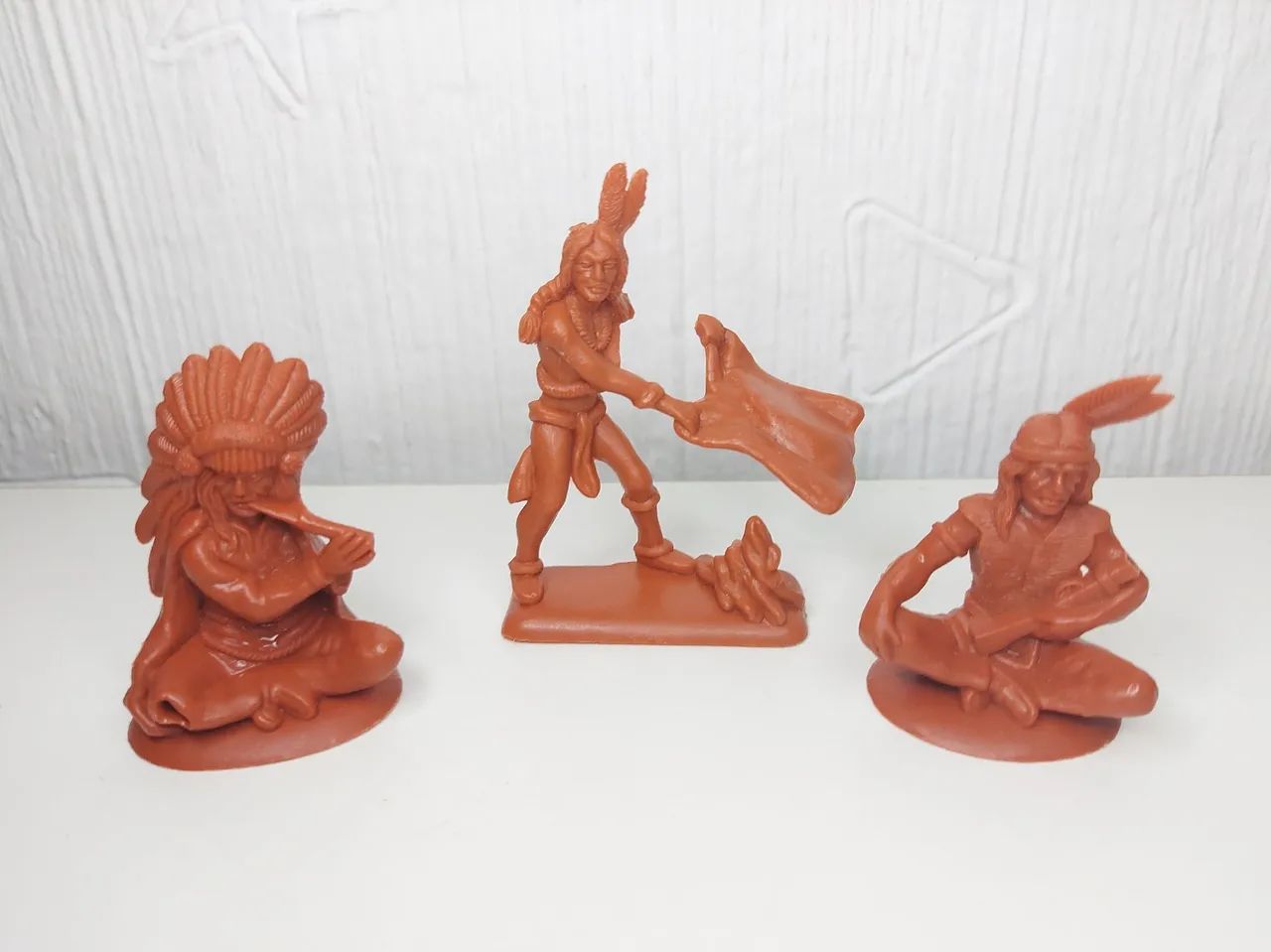 Lote com 10 Índios Apaches Antigos Forte Apache Originais Gulliver (Com Detalhes) - Foto 2