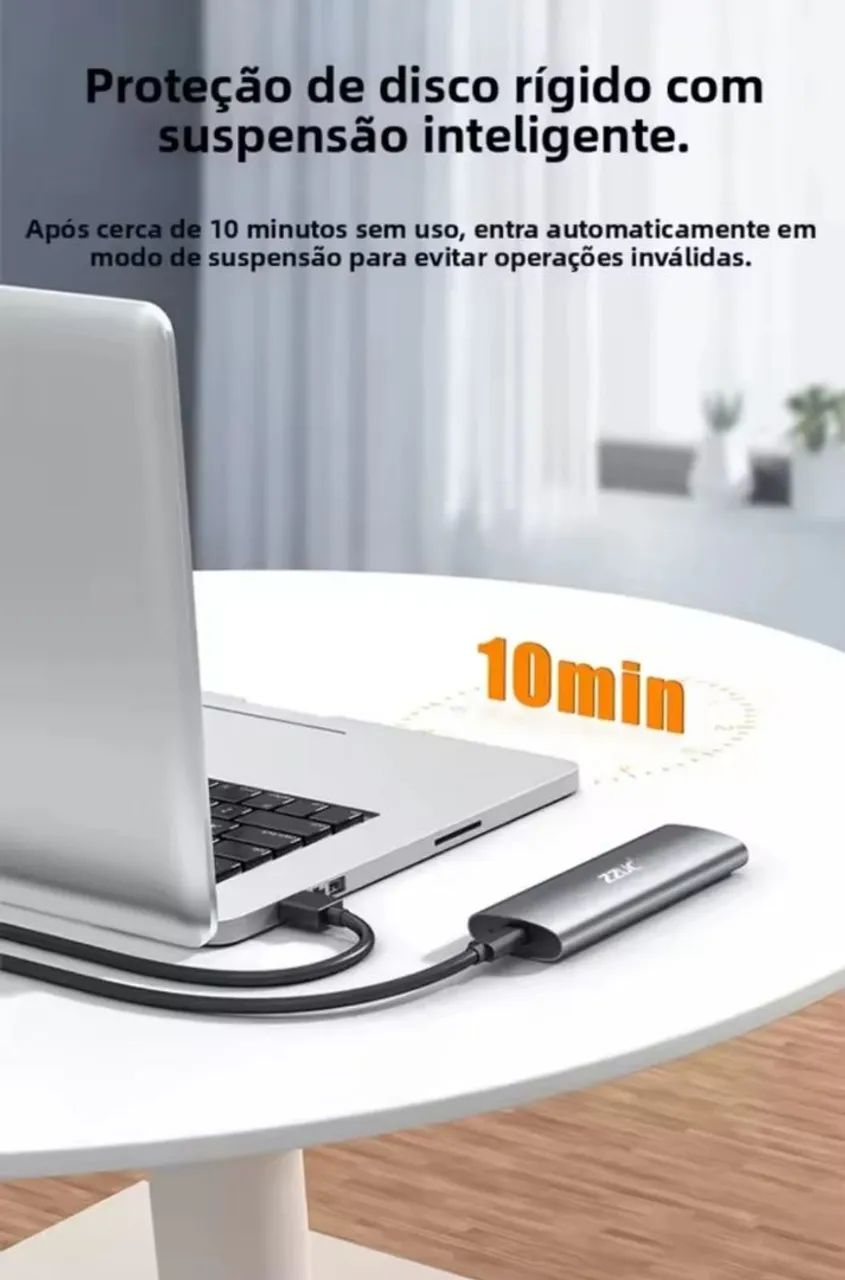 Adaptador Case NVME SSD M2  - Foto 3