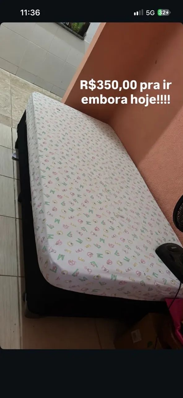 Cama box de solteiro 