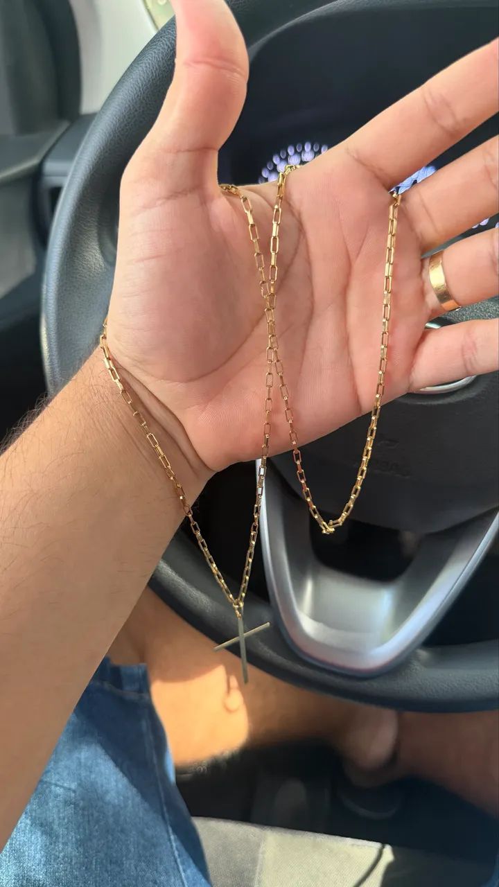 Colar de ouro 18k - Foto 3