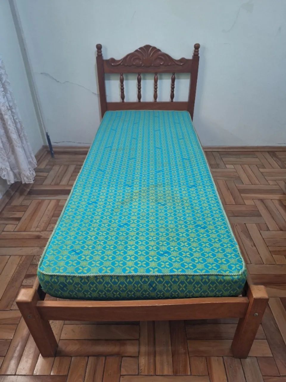 Cama de solteiro + colchão Orthocrin (duro) - Foto 2