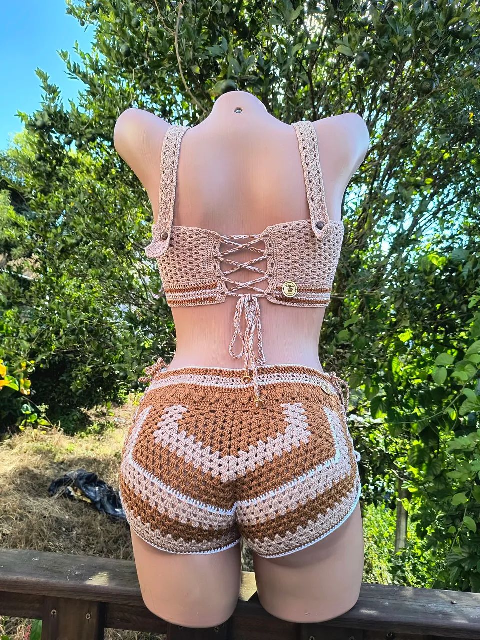 Conjunto de crochê 