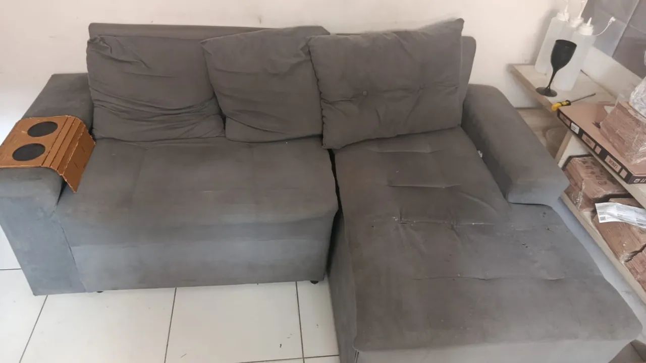 Sofá 3 lugares L - Foto 2