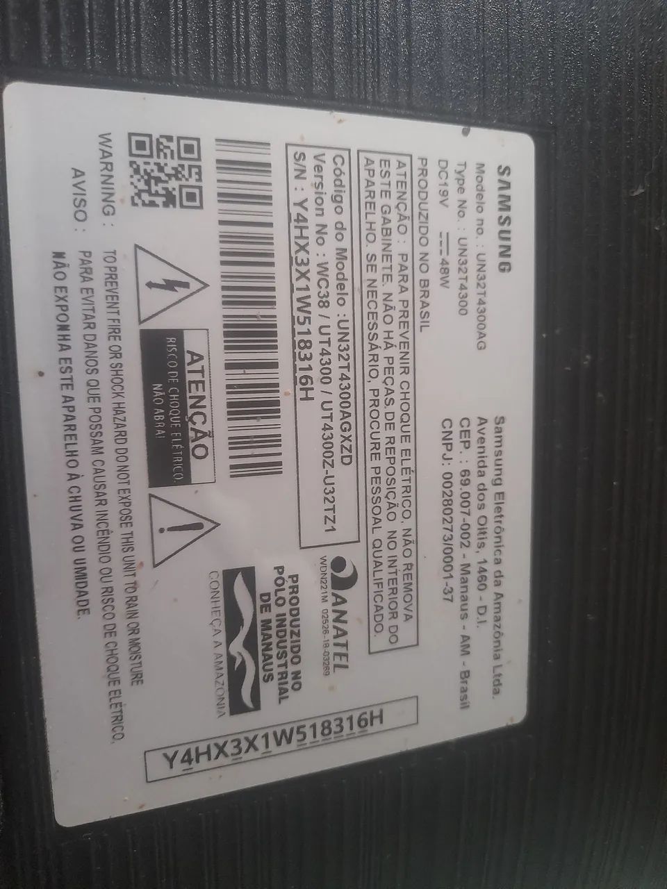 Vendo TV Samsung de 32 quebrada - Foto 5