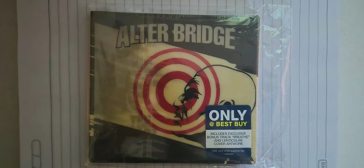Cd Lacrado Alter bridge - The last hero(com música bônus) - CAPA