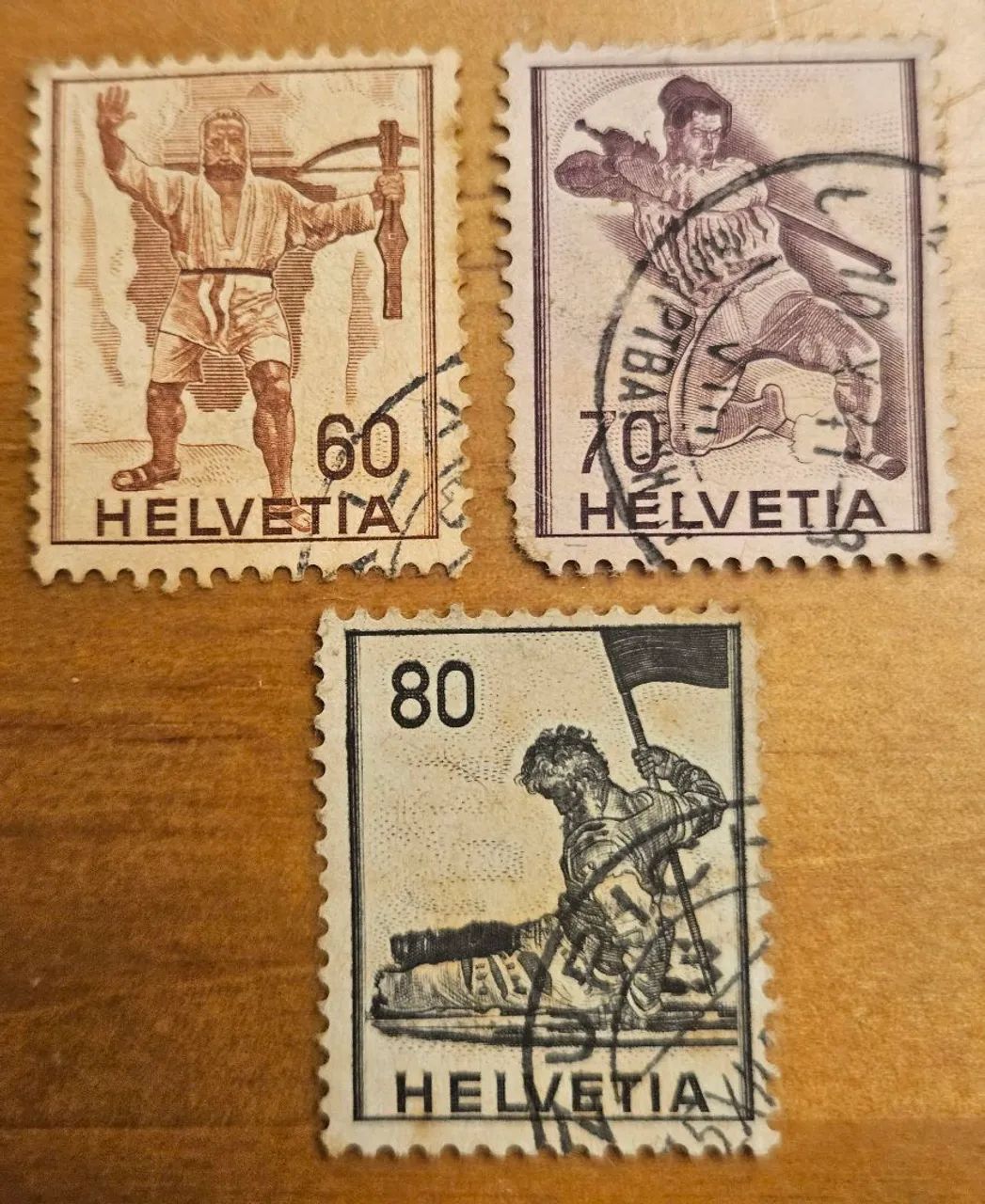 SELOS ESPORTES SUIÇA 1941 - Foto 2