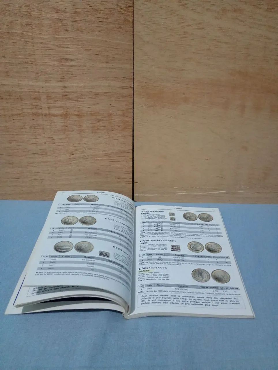 Catálogo antigo de moedas do euro  - Foto 2