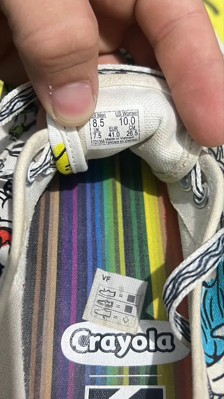 Tenis vans authentic crayola - Foto 4
