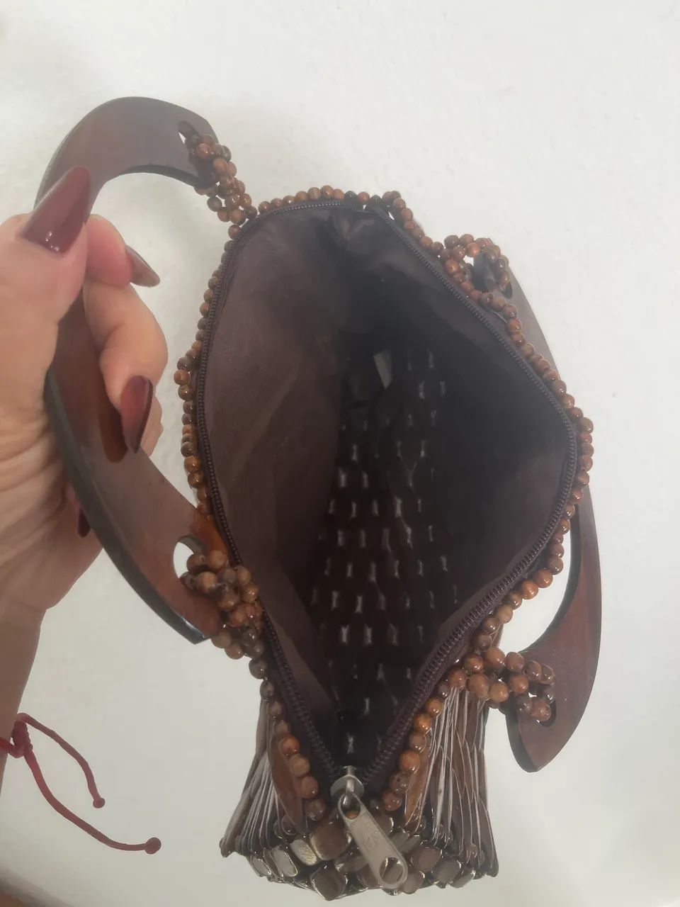 Bolsa artesanal de mão  - Foto 2