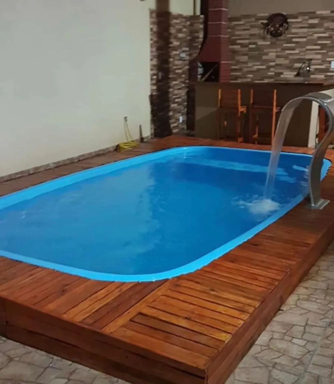 Piscina de 5mts por 2,80 e 1,30 de profundidade  - Foto 5