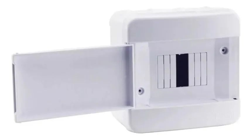 Surface-Mount Distribution Board for 4 Circuit Breakers by Force Line