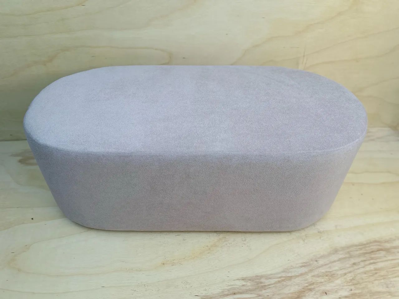 Puff Orgânico Oval Estofado Moderno - Pronta Entrega e Encomenda - Foto 5
