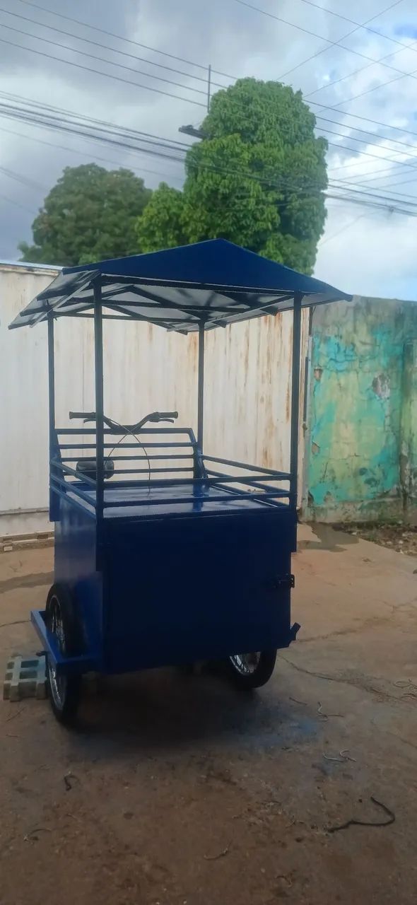 Bicicleta cargueira trabalhar  - Foto 4