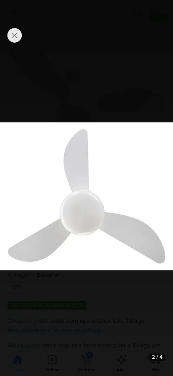 Ventilador de teto  - Foto 2