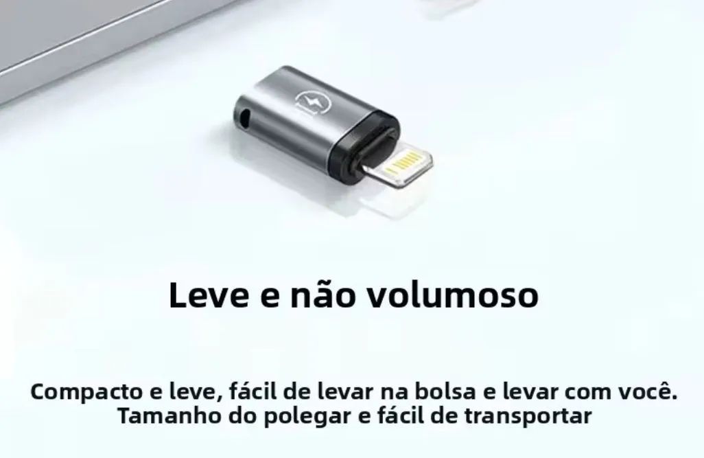 Adaptador USB-C pra Lightning  - Foto 3
