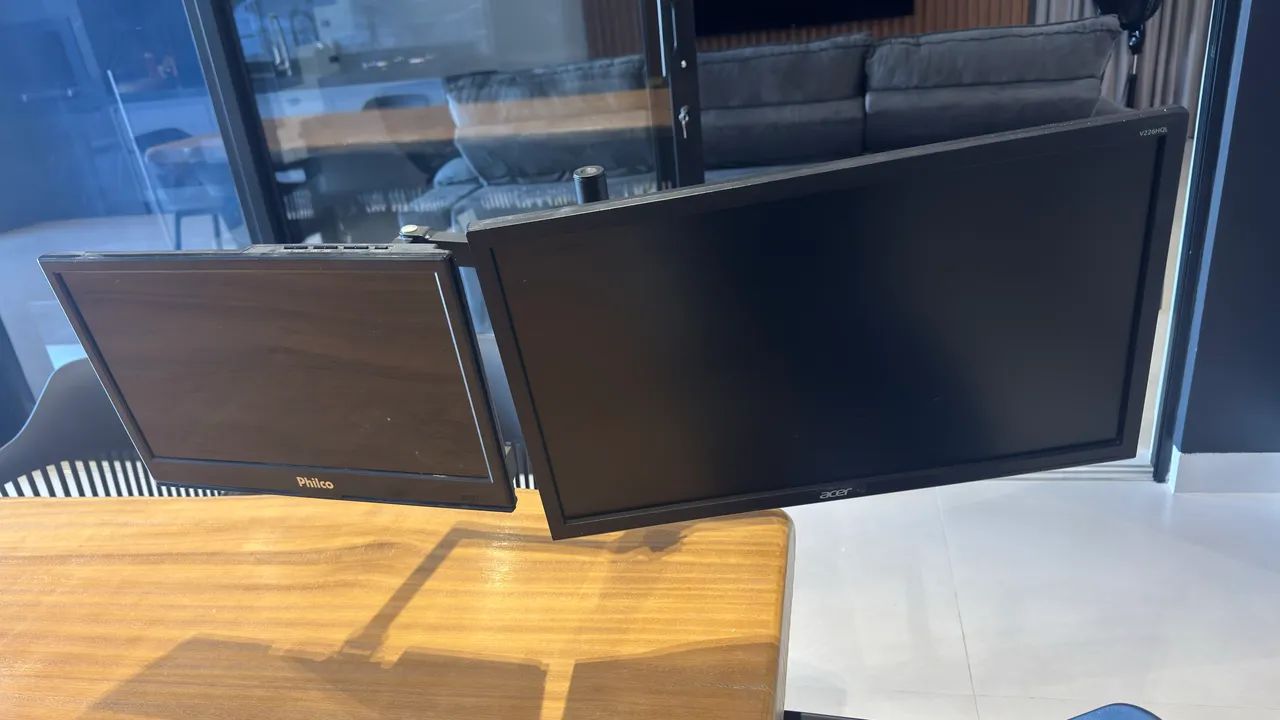 Monitores com suporte articulado de mesa  - Foto 3