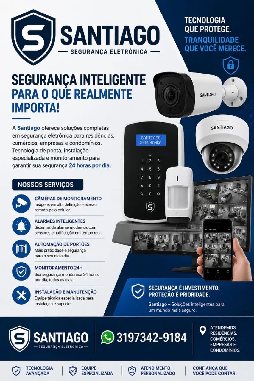 ? SEGURANÇA ELETRÔNICA SANTIAGO ?