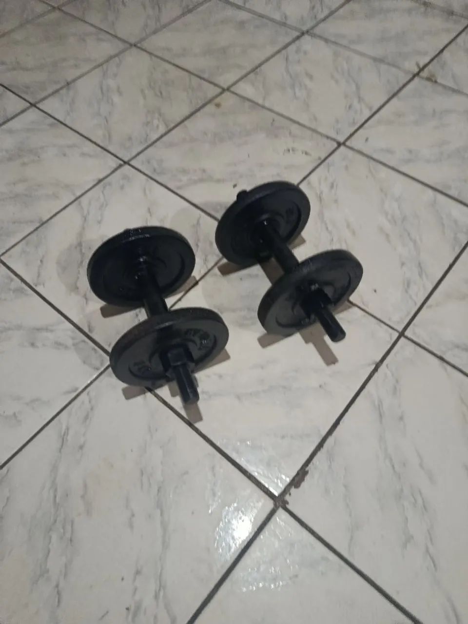 Par de halteres com 6/6 kg - Foto 3