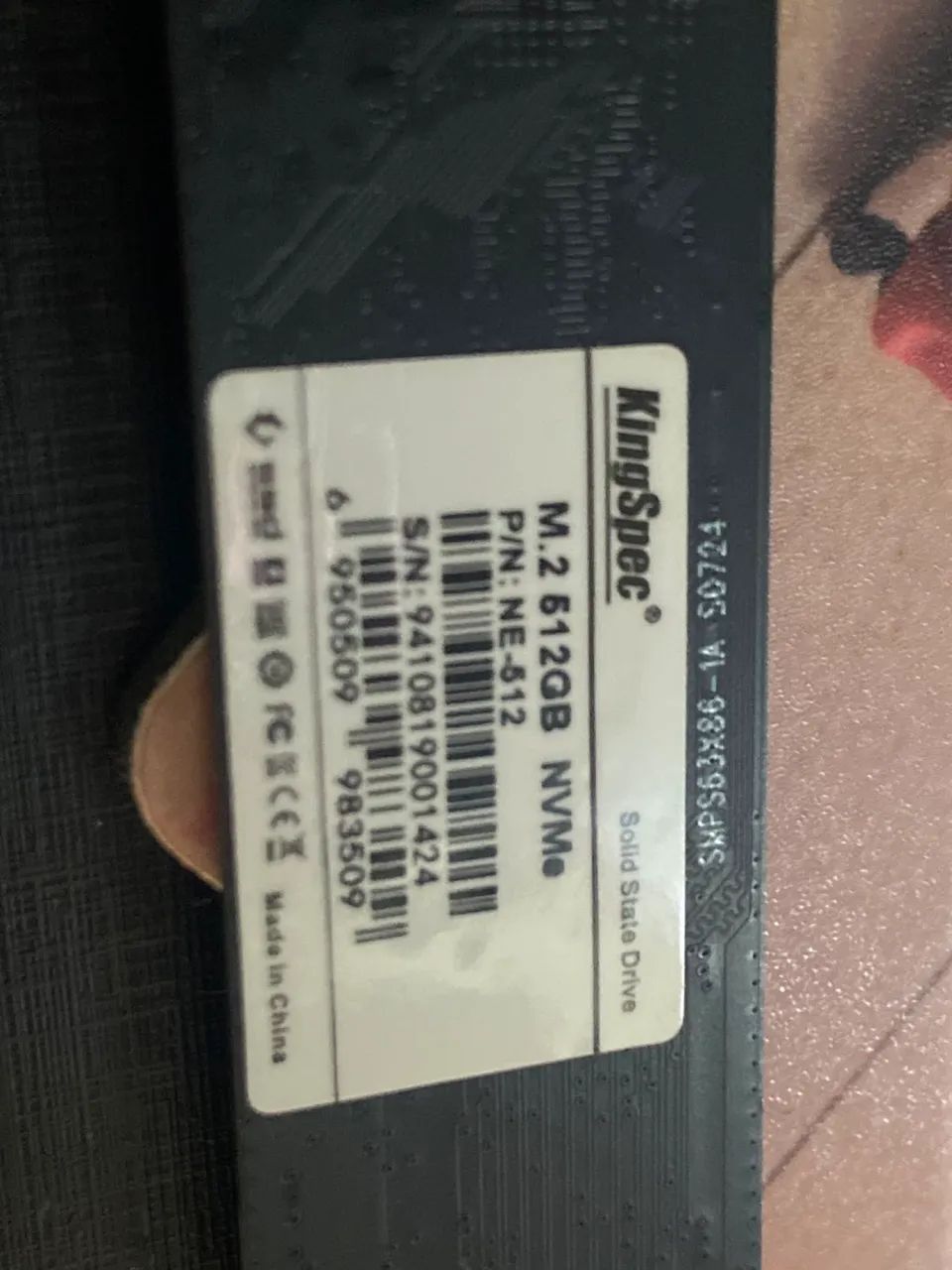 SSD NVMe 512GB