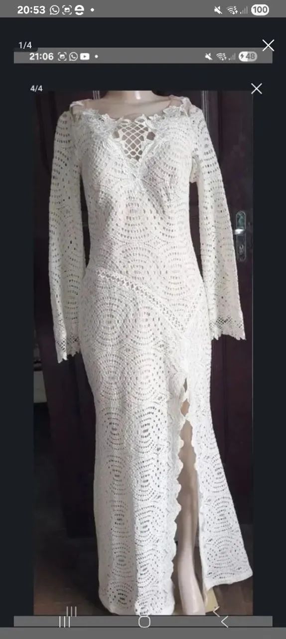 Lindo vestido em renda - Foto 3
