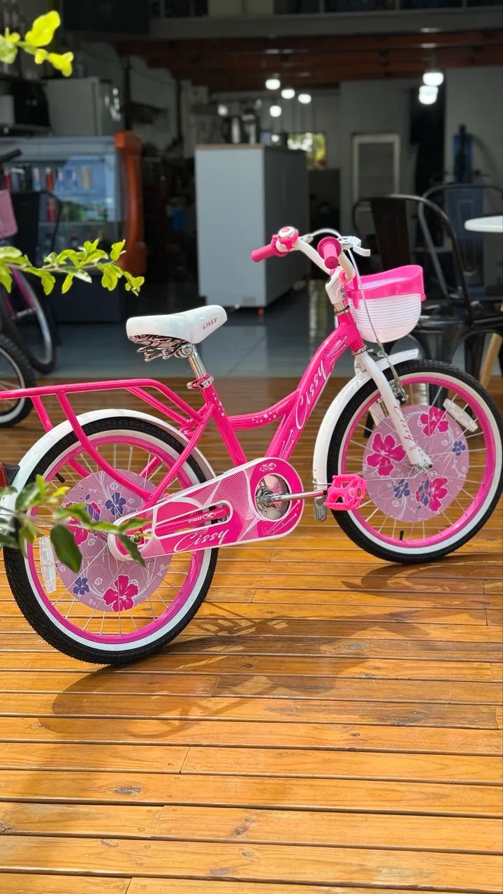BICICLETA INFANTIL ROSA ARO 20 