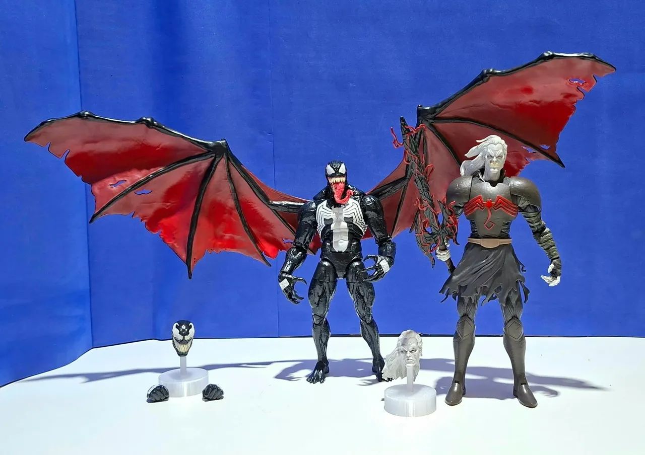 Marvel Legends Pack Venom e Knull do universo do Homem Aranha - Foto 5