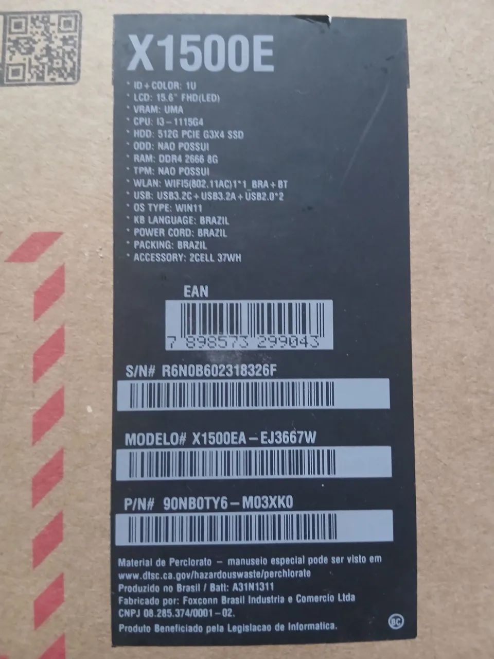 Notebook asus vivobook x1500ea core i3  - Foto 5