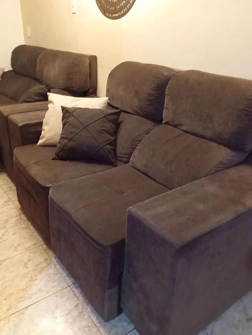sofa 3/2 lugares retrátil 