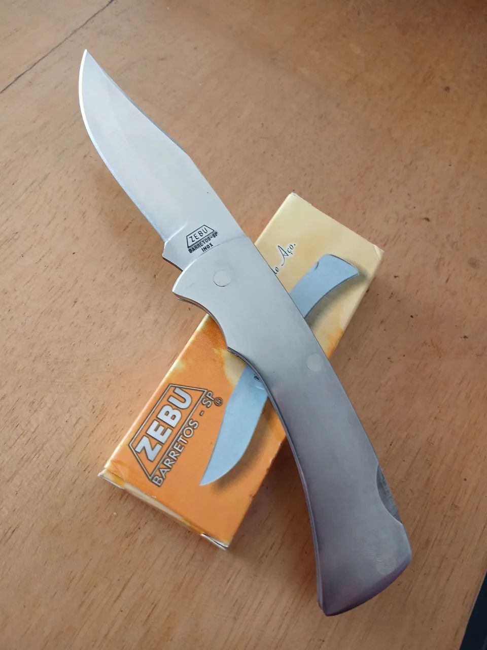 Canivete Aço Inox Zebu