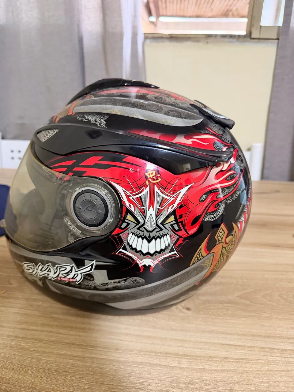 Capacete Shark s500 samurai  - Foto 4