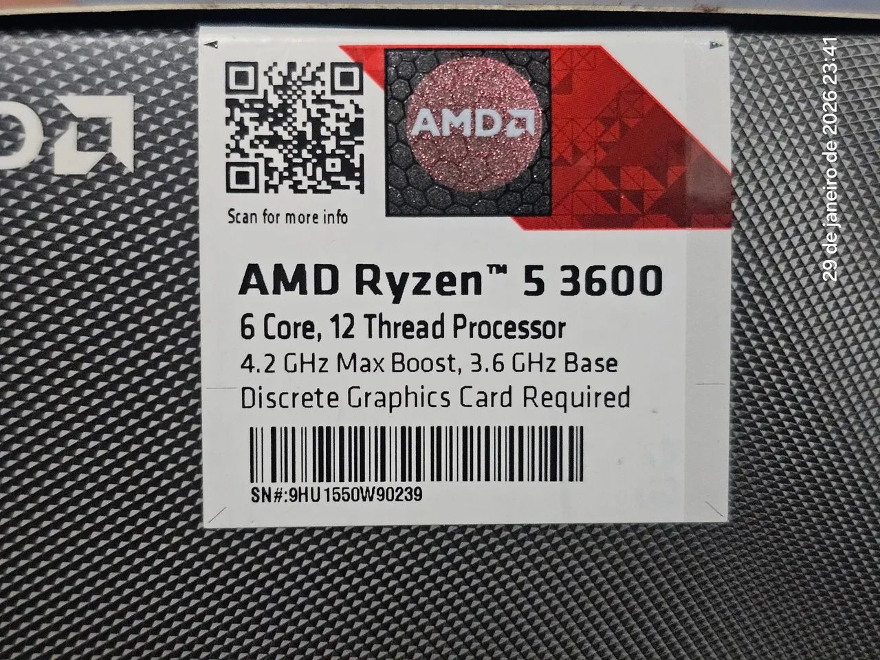 Ryzen 5 3600  - Foto 3