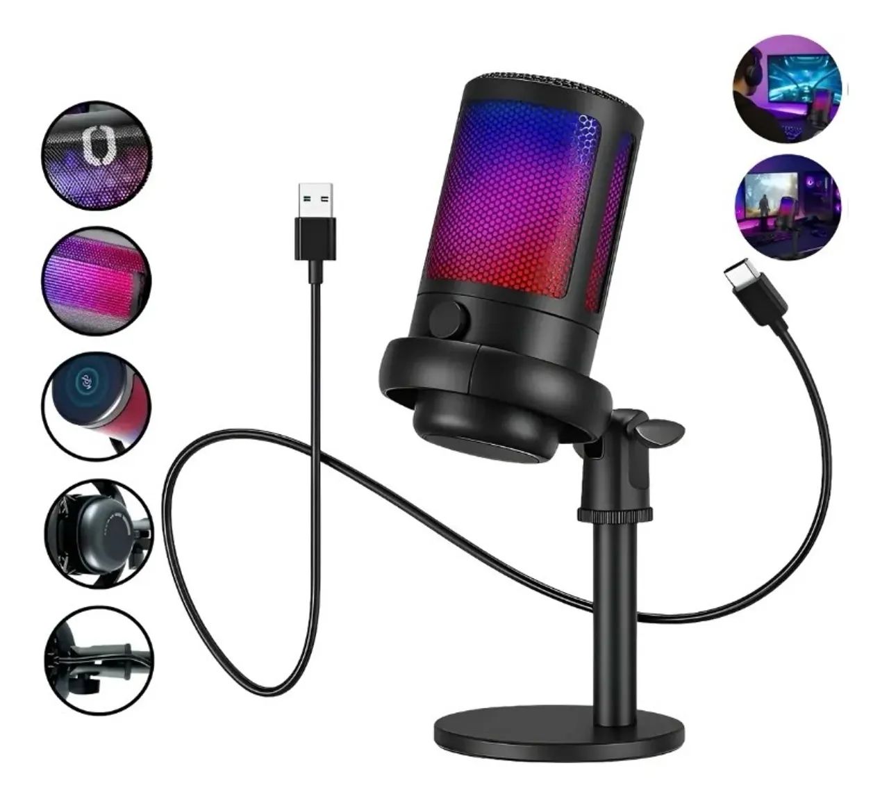 Microfone RGB