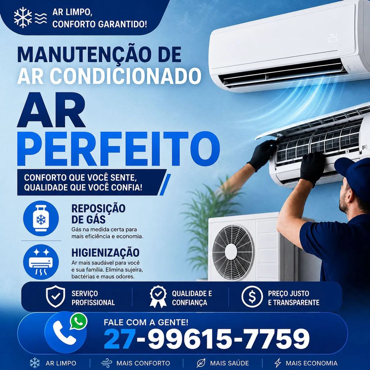 Manutenção de Ar Condicionado Split  - Foto 3
