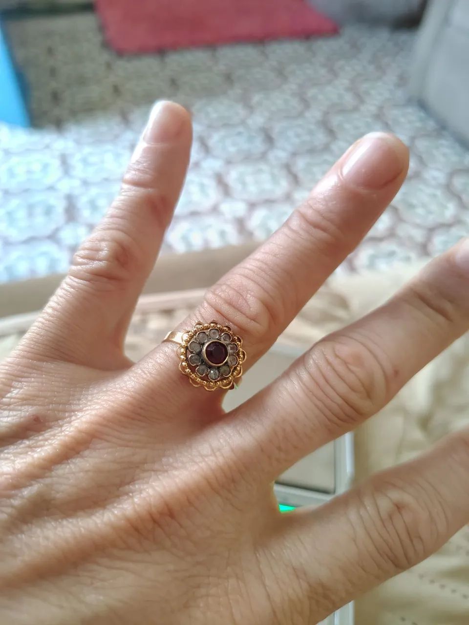 Anel chuveirinho 18k - Foto 5