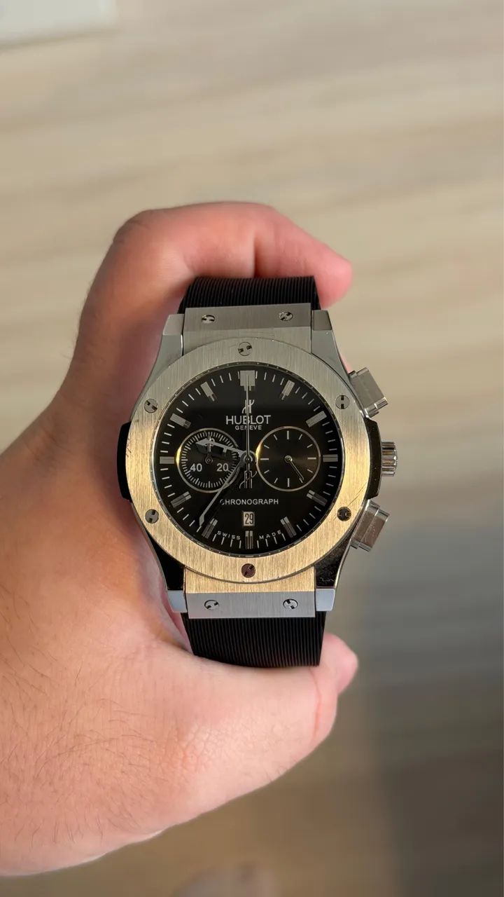 RELÓGIO HUBLOT CRONOGRAPH CLONE - Foto 2