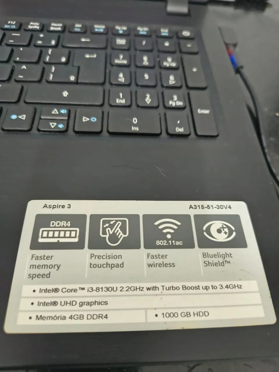 Notebook Acer i3 Oitava Geração - Foto 2