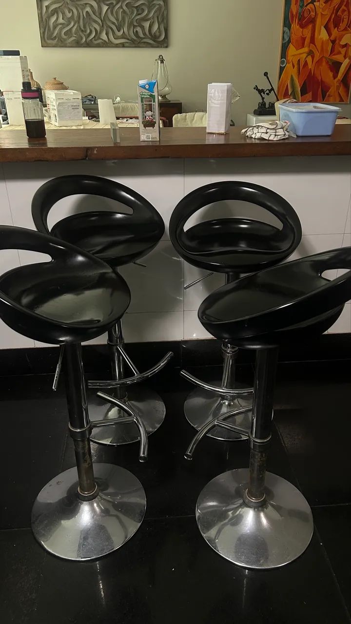 Conjunto de banquetas Pretas - Foto 2