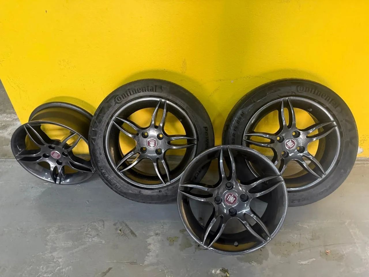 Jogo rodas 15 Fiat Stilo - Foto 2