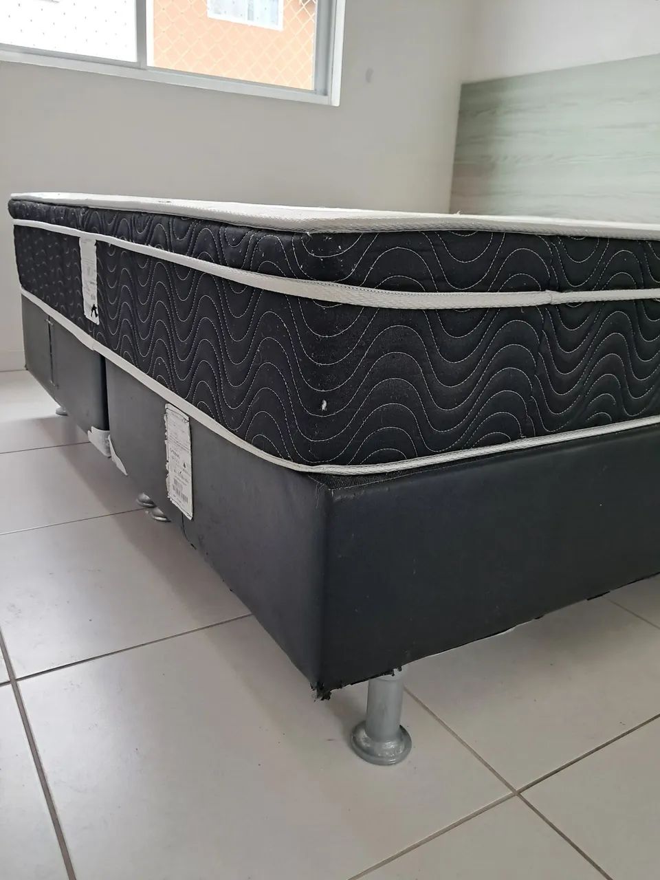 Mega Oferta. Cama Box Queen Size colchão ortopédico Ortobom - Foto 4