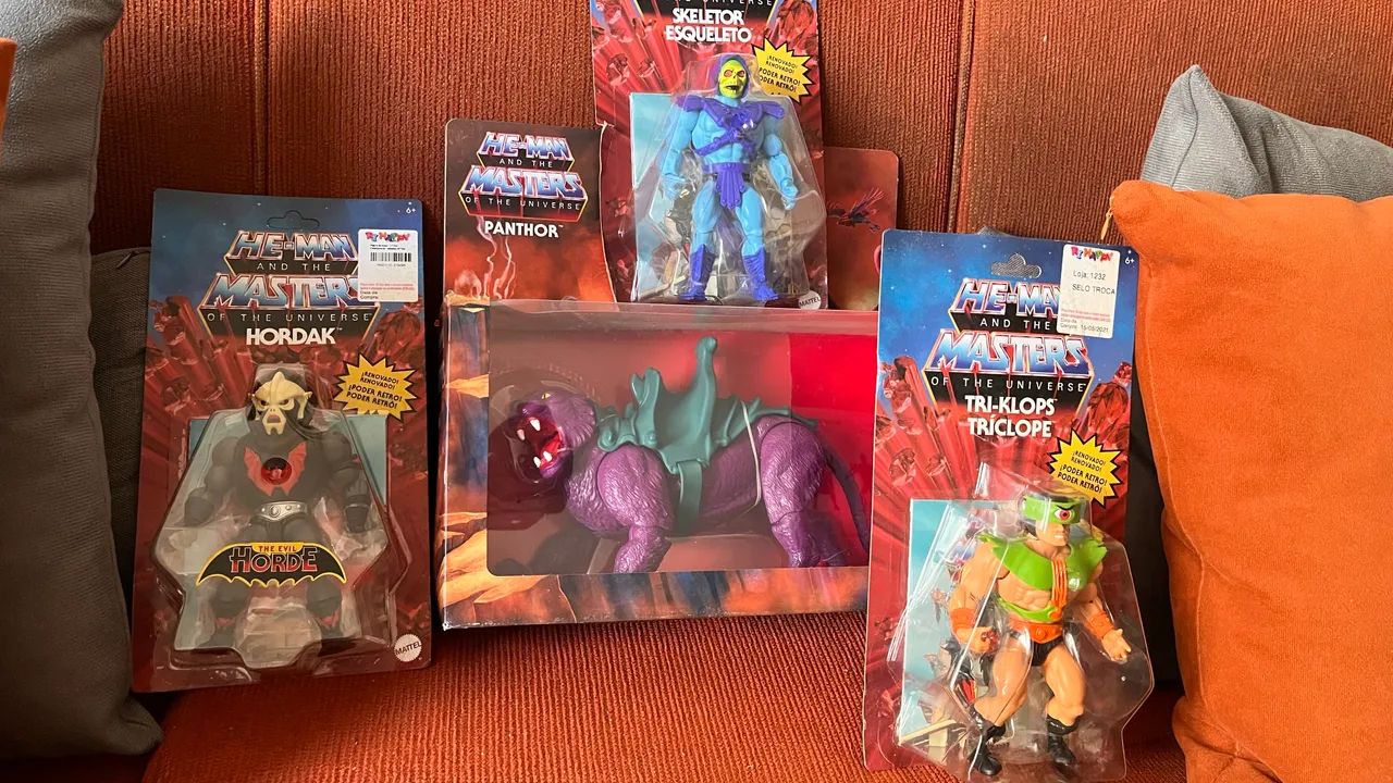HE-MAN MOTU MASTERS OF THE UNIVERSE LEIAM AS INFORMAÇÕES ADICIONAIS. - Foto 4