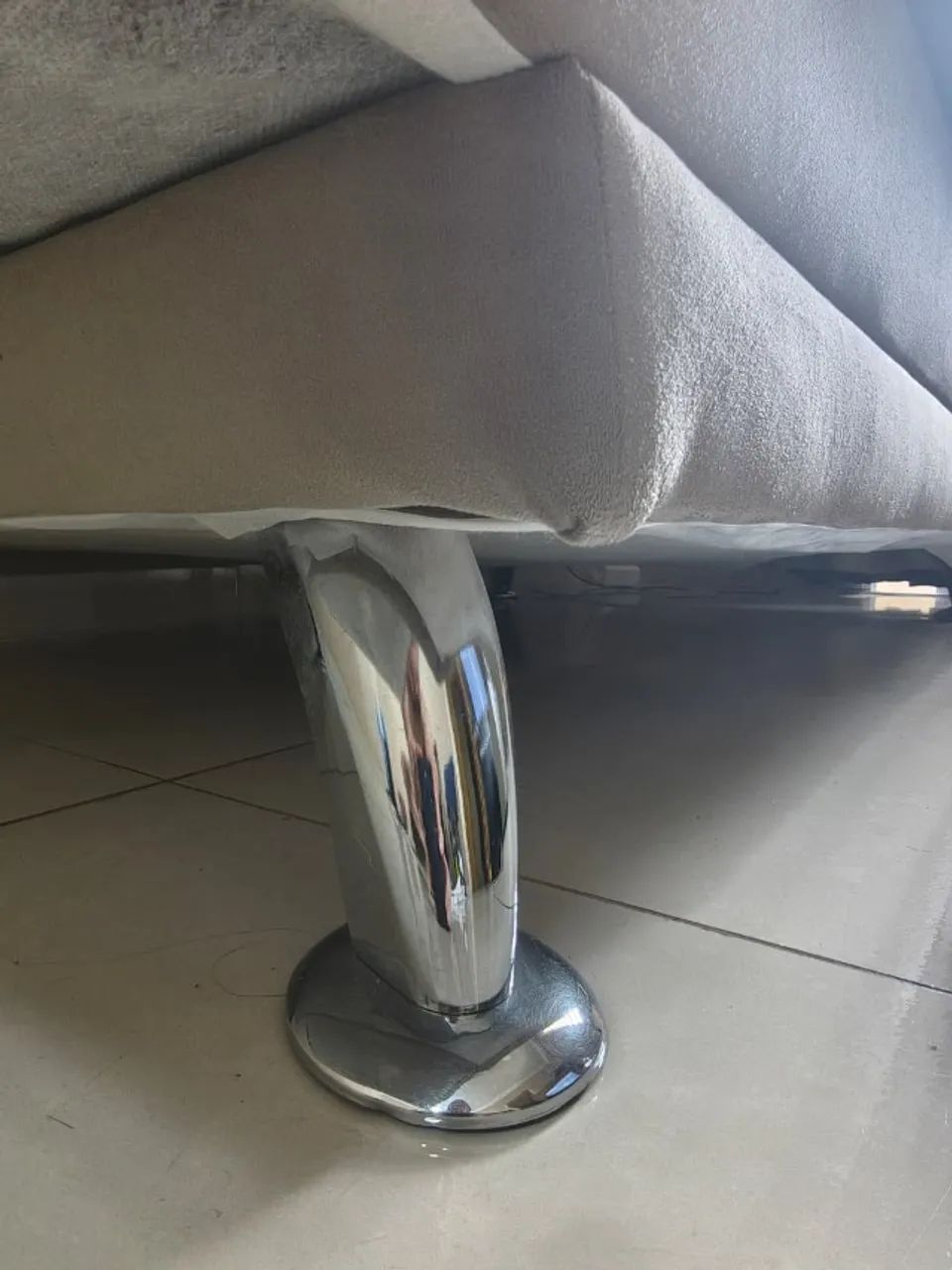 Sofá Cama Casal 3 Lugares Premium Linho - Foto 5