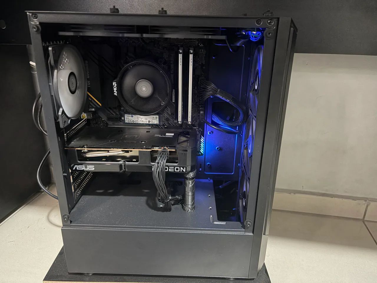 Pc gamer Ryzen 5 5500 + rx7600  - Foto 2